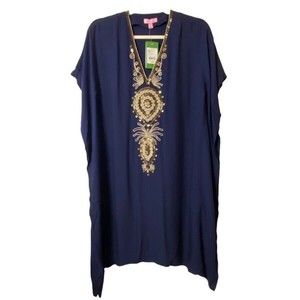 Lilly Pulitzer 'Chai'‎ Embellished Caftan Dress (XXS/XS)